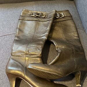 Calvin Klein Black Leather Boots